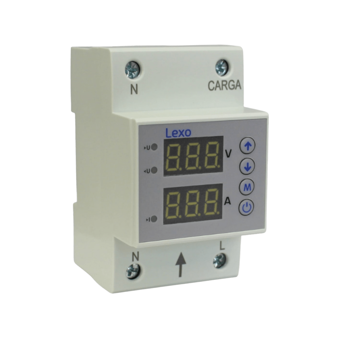 Rele Protector de Voltaje y Corriente Monofasico 63A - Lexo 0