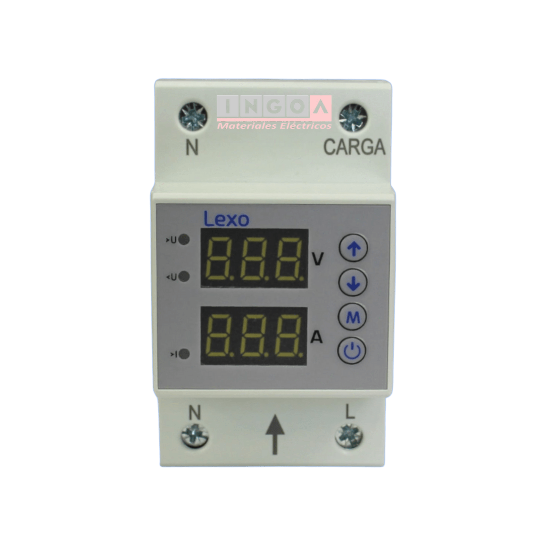 Rele Protector de Voltaje y Corriente Monofasico 63A - Lexo2