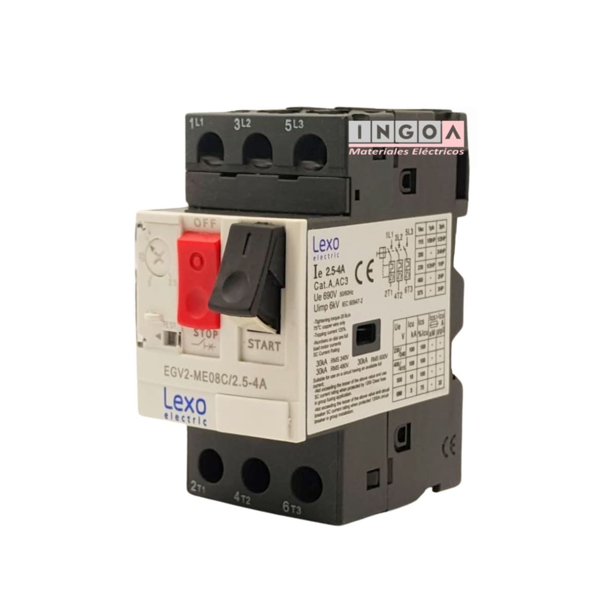 Guardamotor 2.5-4A Lexo - Vista 3