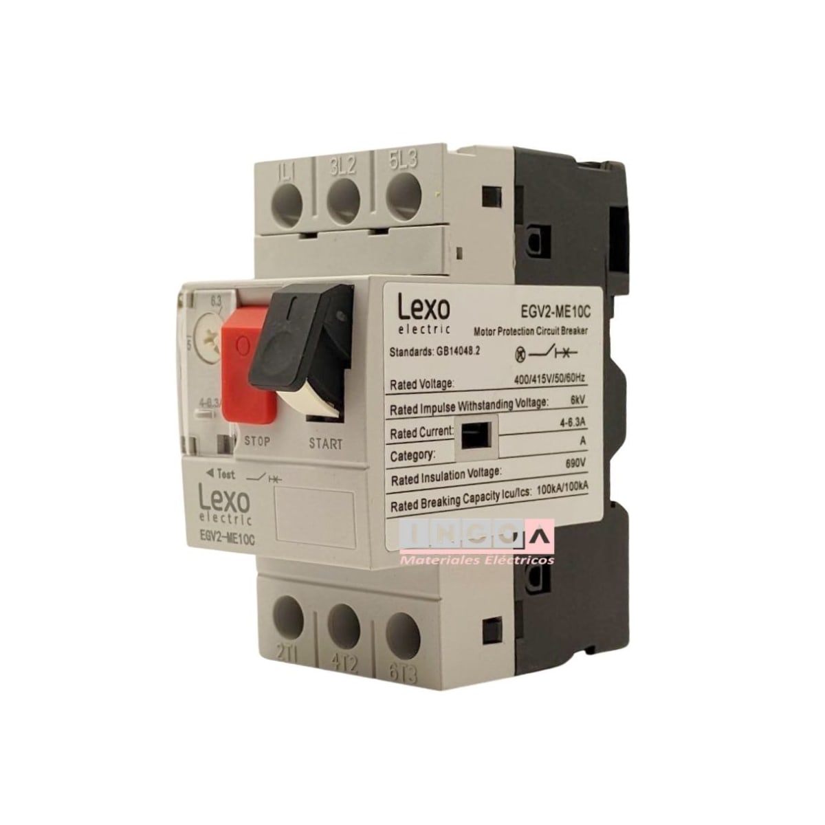 Guardamotor 4-6.3A Lexo - Vista 3