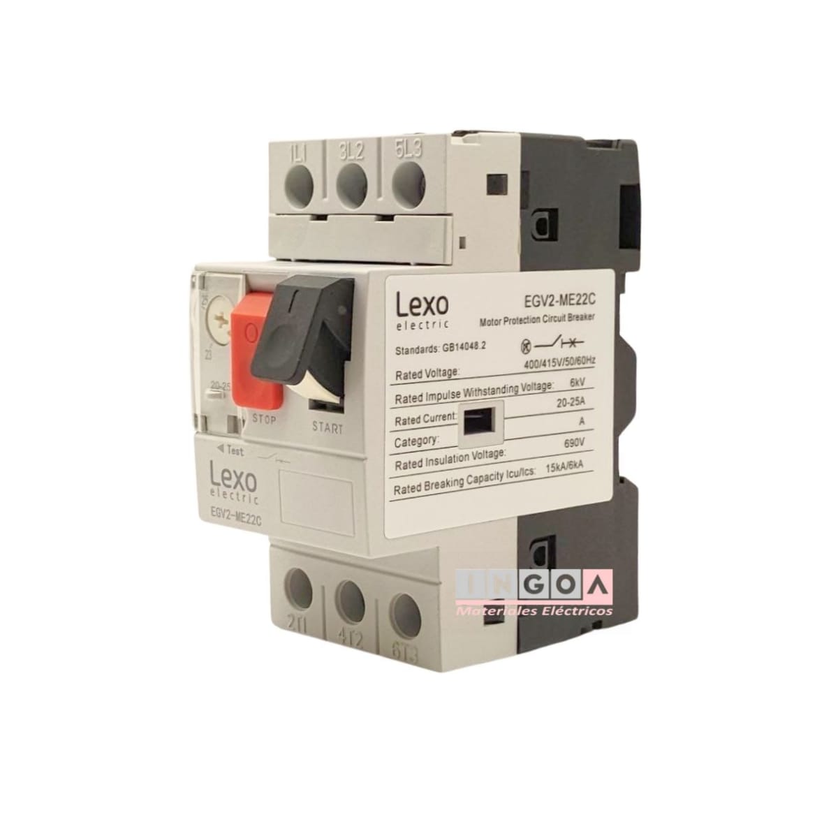 Guardamotor 20-25A Lexo - Vista 6