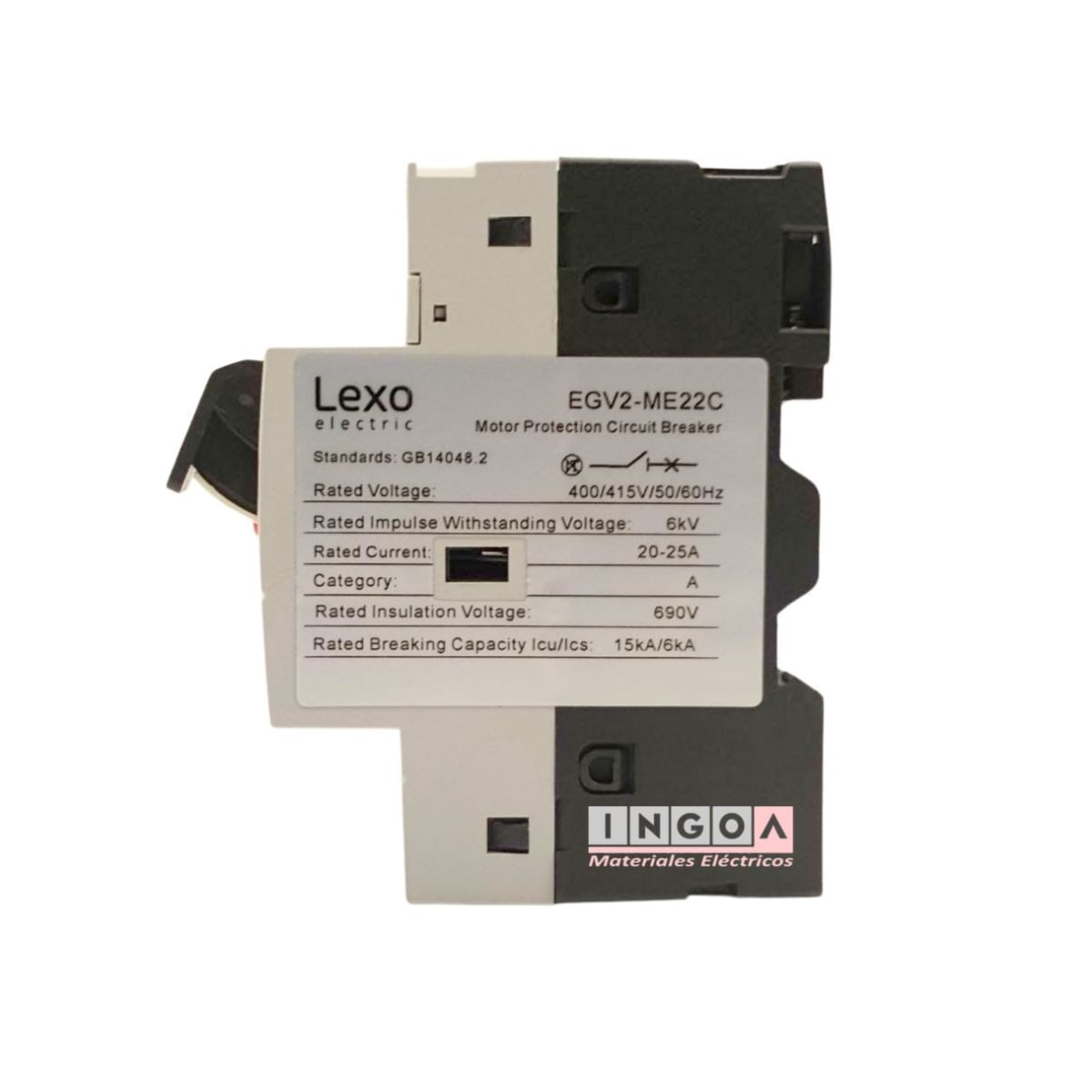 Guardamotor 20-25A Lexo - Vista 8