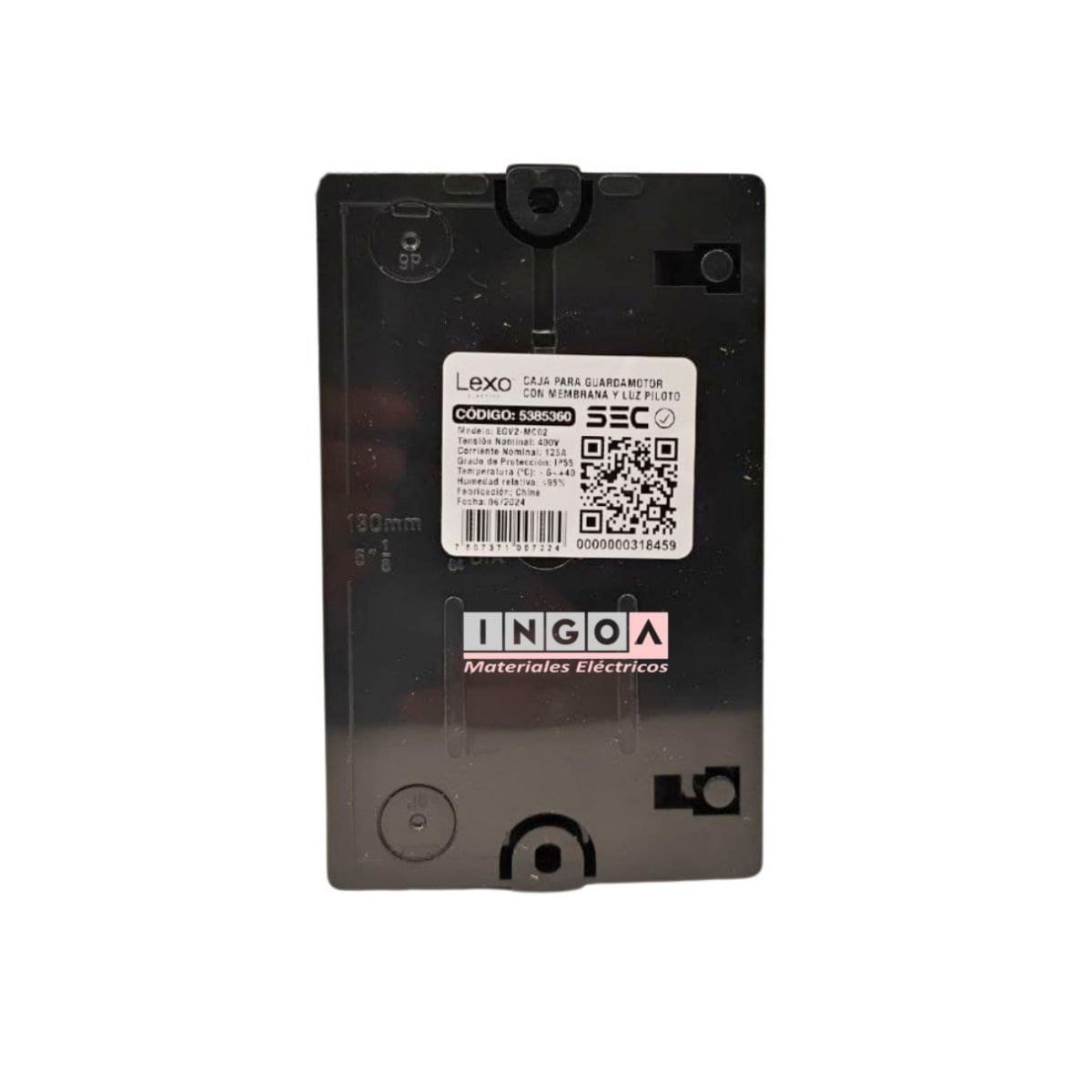 Caja para Guardamotor con Membrana y Luz Piloto - Lexo5