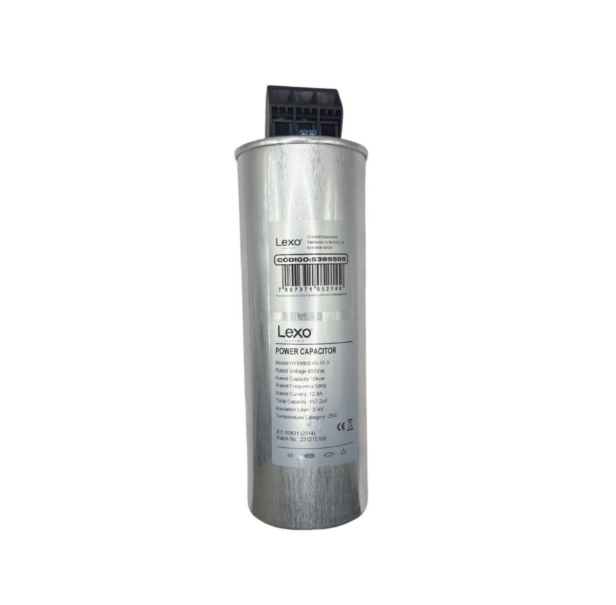 Condensador Trifásico HYSMK0.4-10-3 - 10kVAR 400V Lexo 0