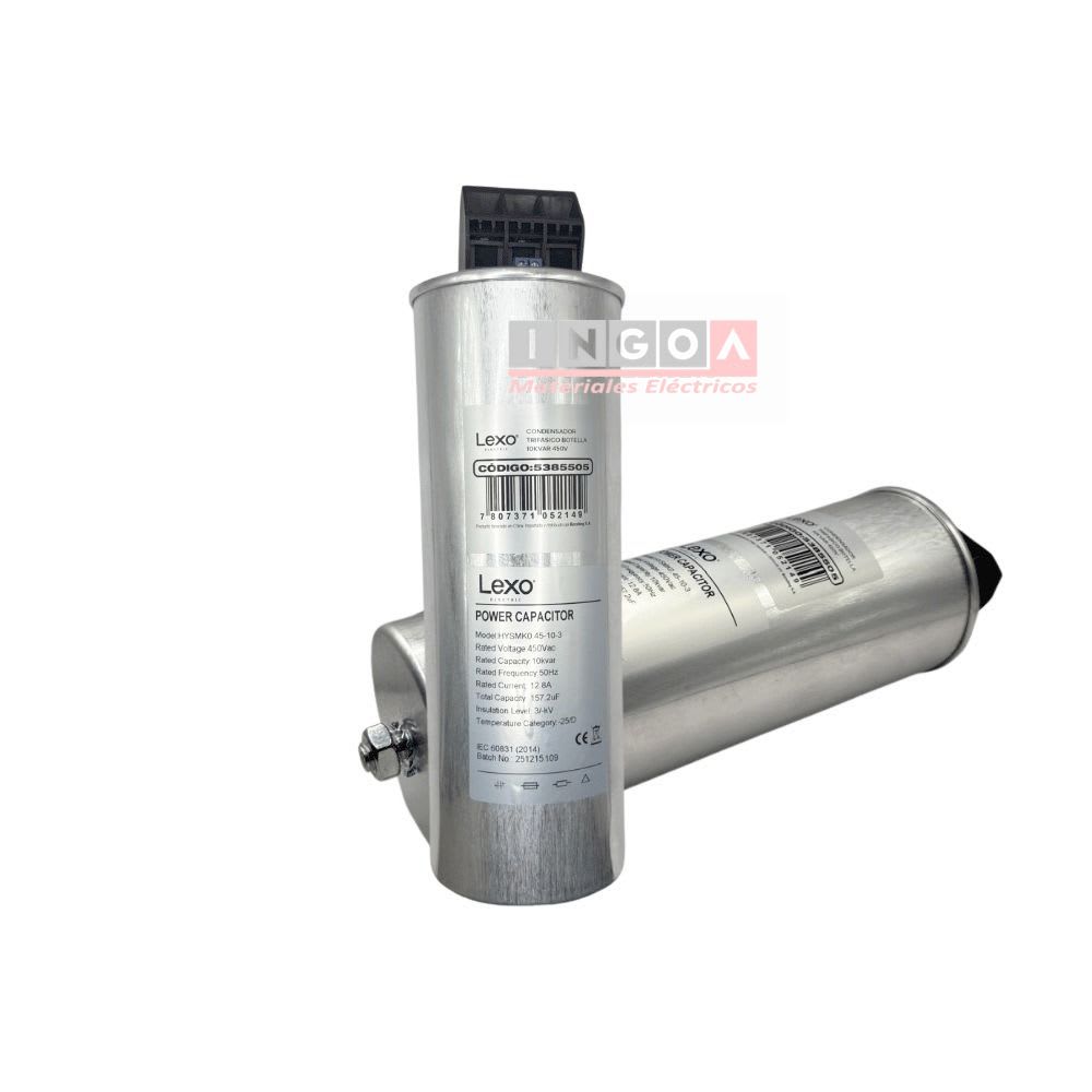 Condensador Trifásico HYSMK0.4-10-3 - 10kVAR 400V Lexo2