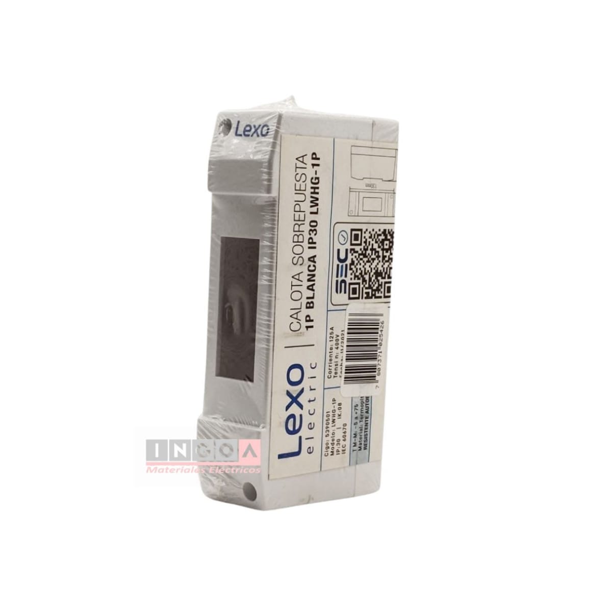 Tablero Plastico 1 Mod. Sobrep. Calota - Lexo6