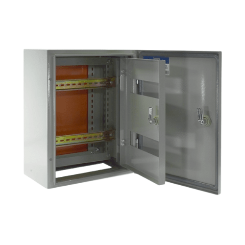 Gabinete Tablero Metalico 400x300x200 C/Chasis 24Mod IP65 Ral 7032 0