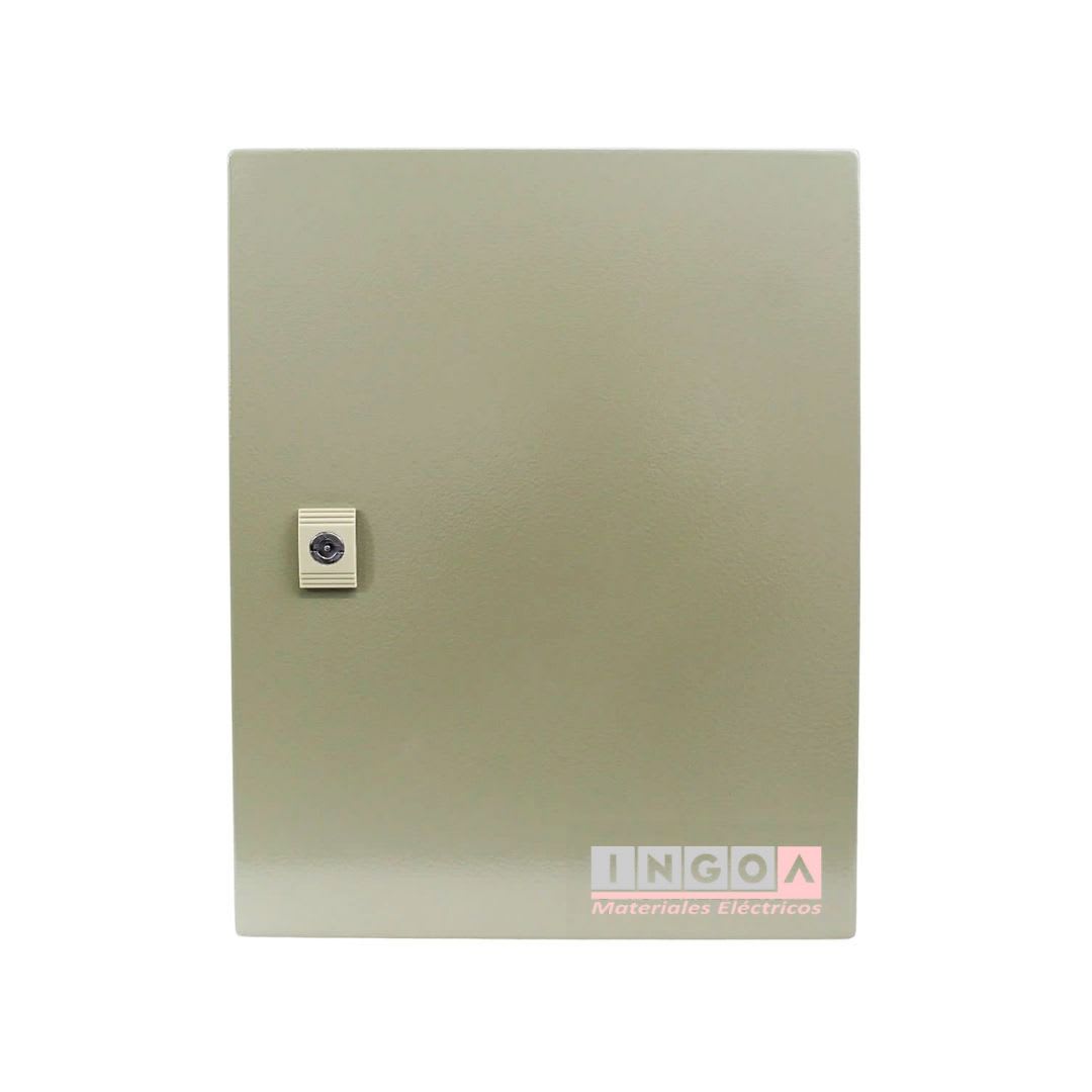 Gabinete Tablero Metalico 400x300x200 C/Chasis 24Mod IP65 Ral 70323
