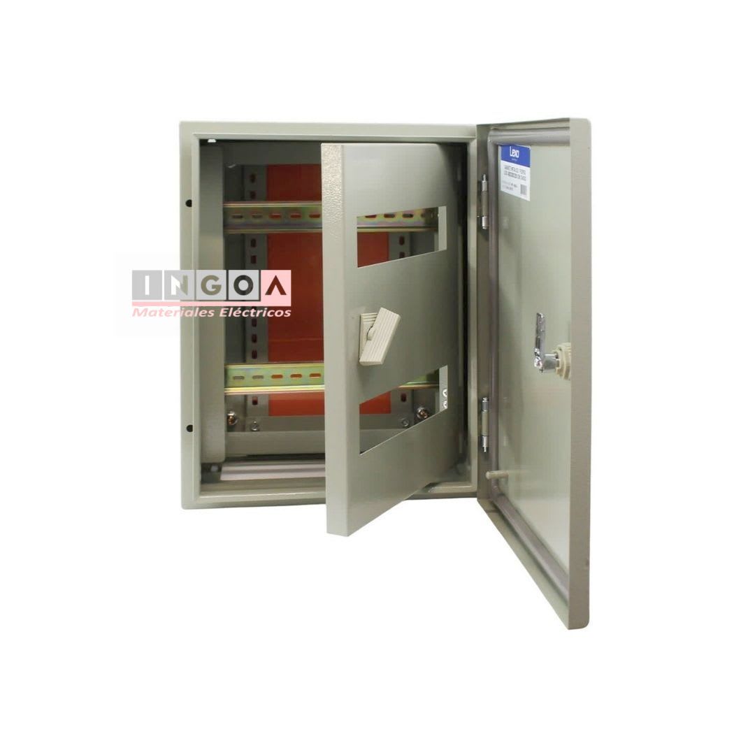Gabinete Tablero Metalico 400x300x200 C/Chasis 24Mod IP65 Ral 70325