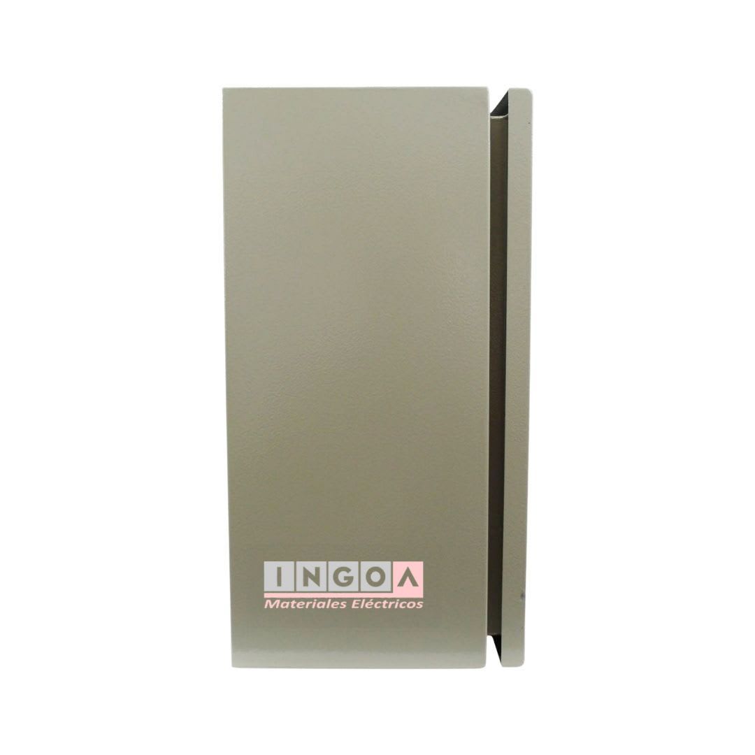 Gabinete Tablero Metalico 400x300x200 C/Chasis 24Mod IP65 Ral 70326