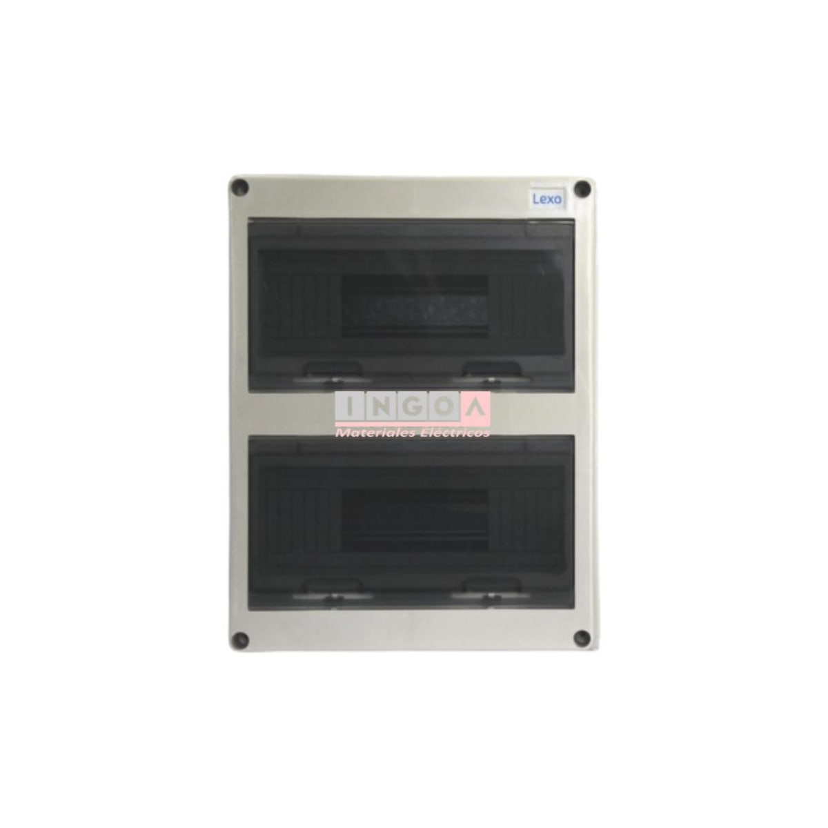 Tablero Exterior Sobrepuesto PVC IP65 24 Polos - Lexo - Vista 2