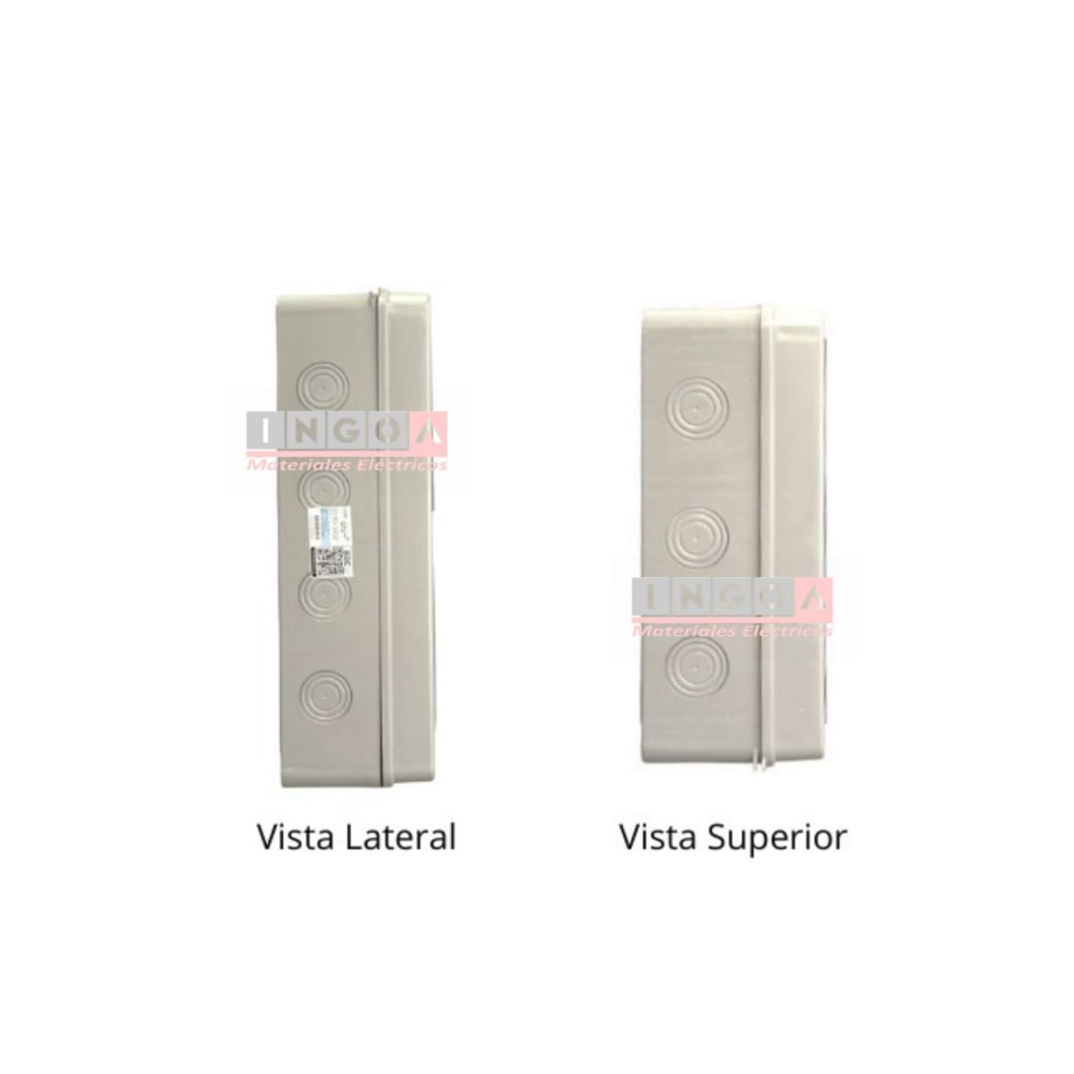 Tablero Exterior Sobrepuesto PVC IP65 24 Polos - Lexo - Vista 5