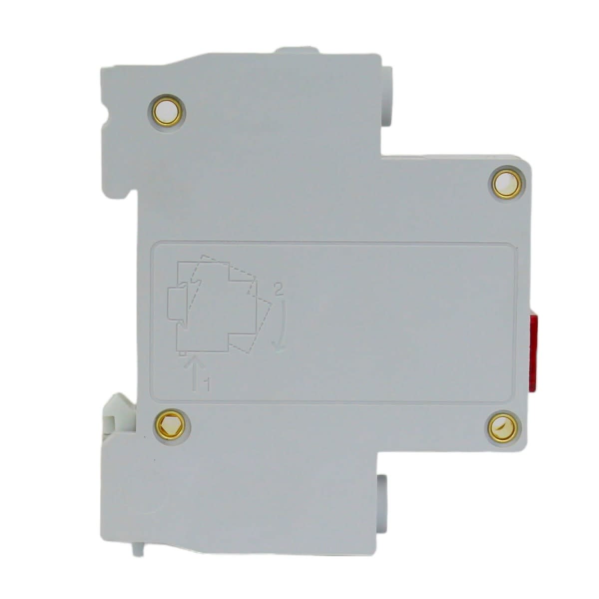 Luz Piloto Riel Din Rojo 220VAC IP20 - Lexo - Vista 3