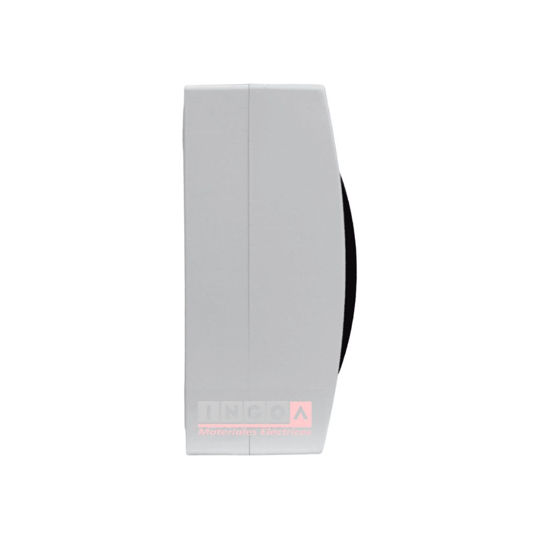 Tablero Plastico 8 Mod. Sobrep. Libre Halog. Tapa Humo - Lexo4