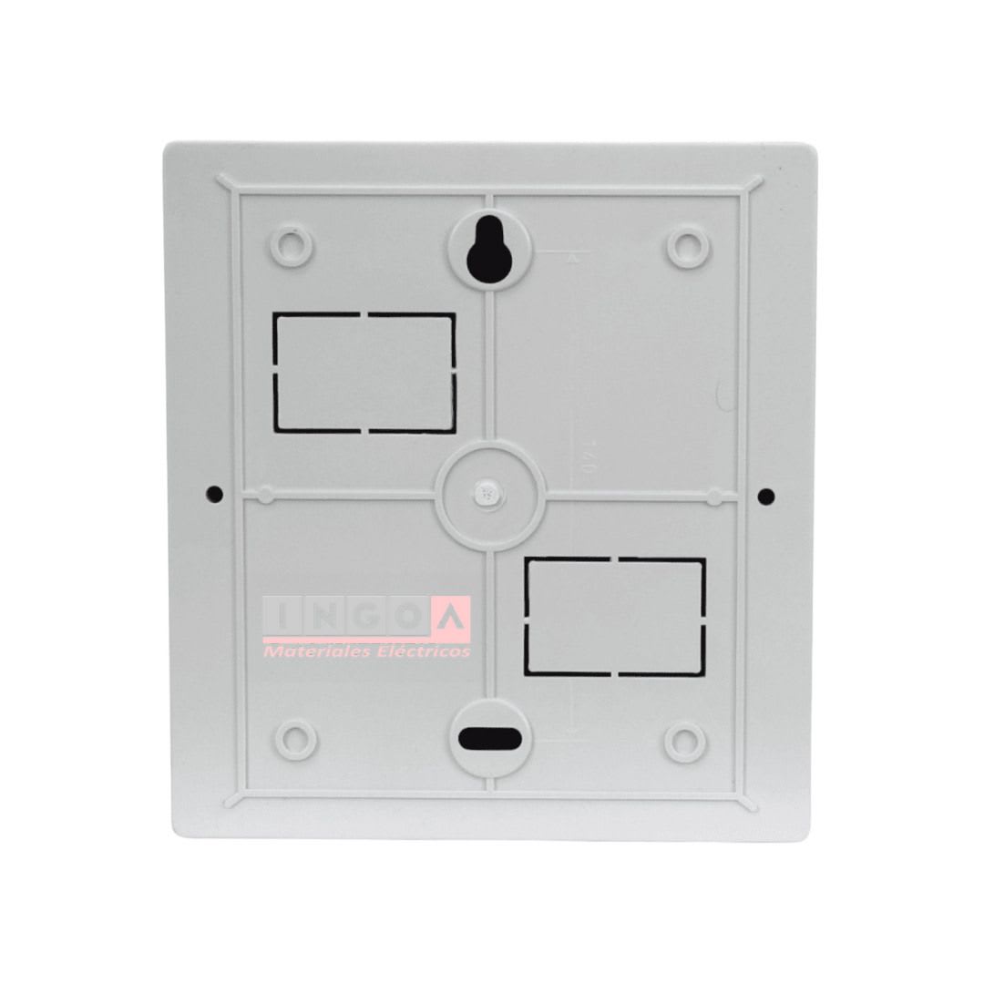 Tablero Plastico 8 Mod. Sobrep. Libre Halog. Tapa Humo - Lexo5