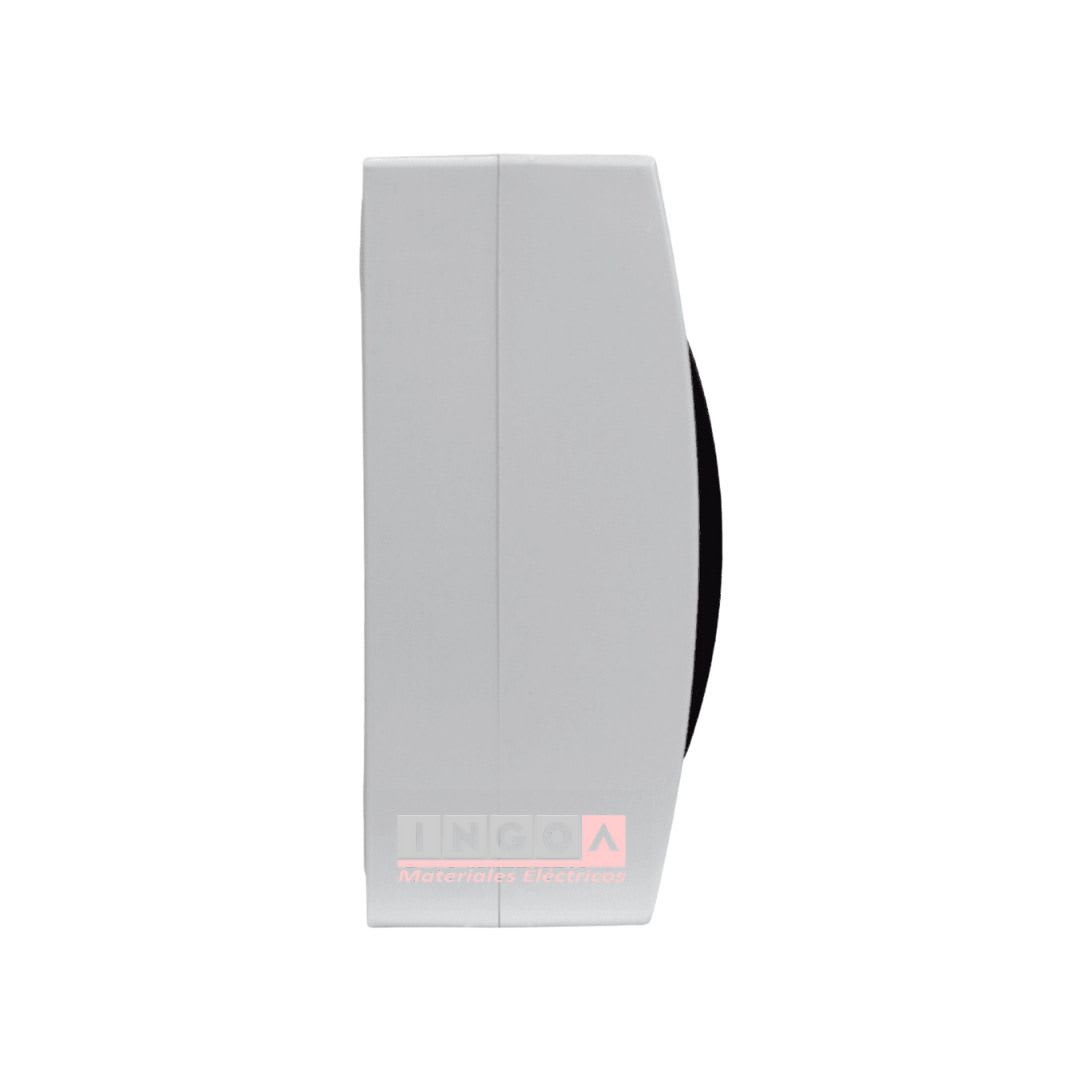 Tablero Plastico 12 Mod. Sobrep. Libre Halog. Tapa Humo - Lexo - Vista 4
