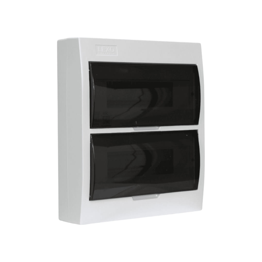 Tablero Plastico 24 Mod. Sobrep. Libre Halog. Tapa Humo - Lexo - Imagen Principal