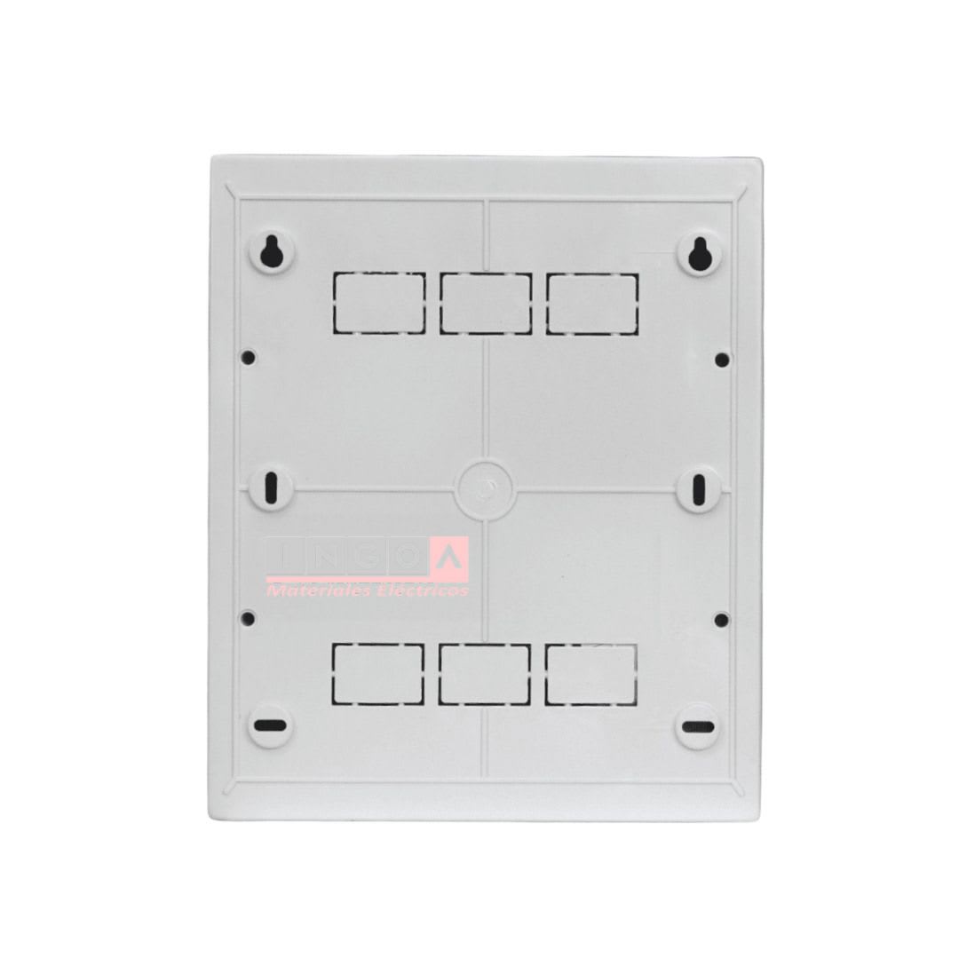 Tablero Plastico 24 Mod. Sobrep. Libre Halog. Tapa Humo - Lexo - Vista 6