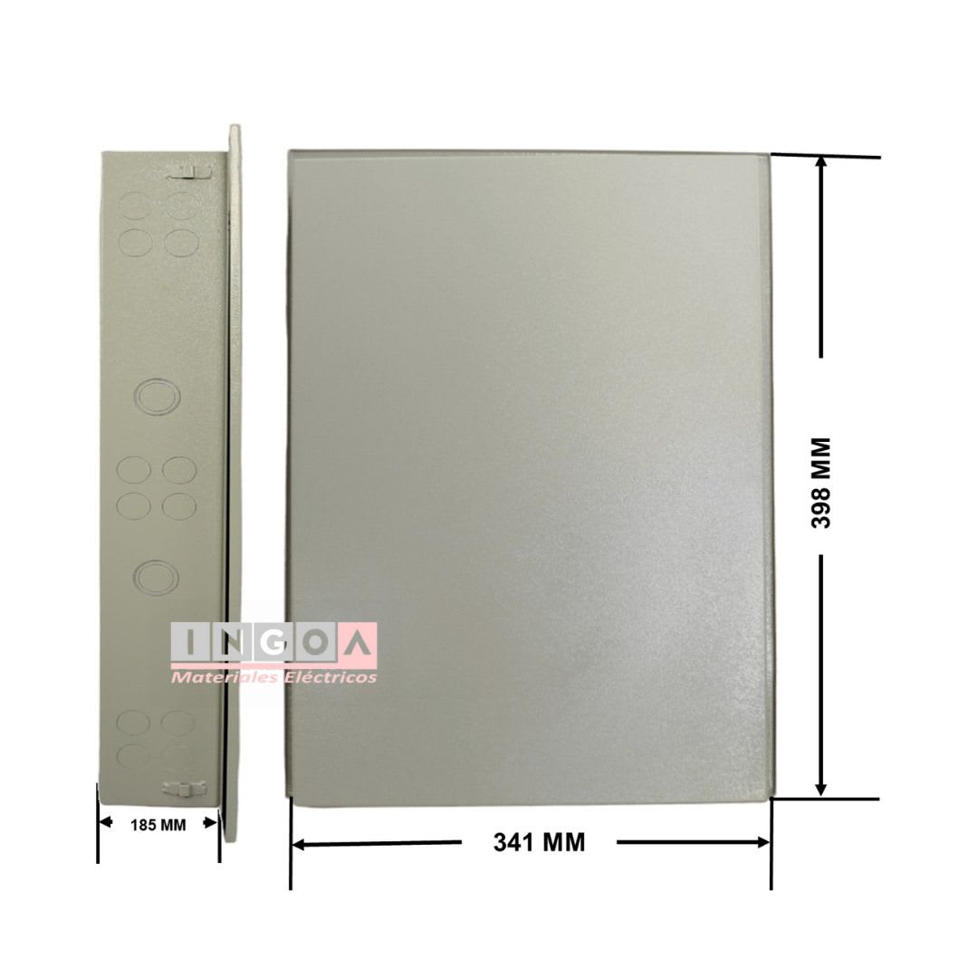 Tablero Metalico Embutido 45 Modulos IP41 Ral7032 Lexo5