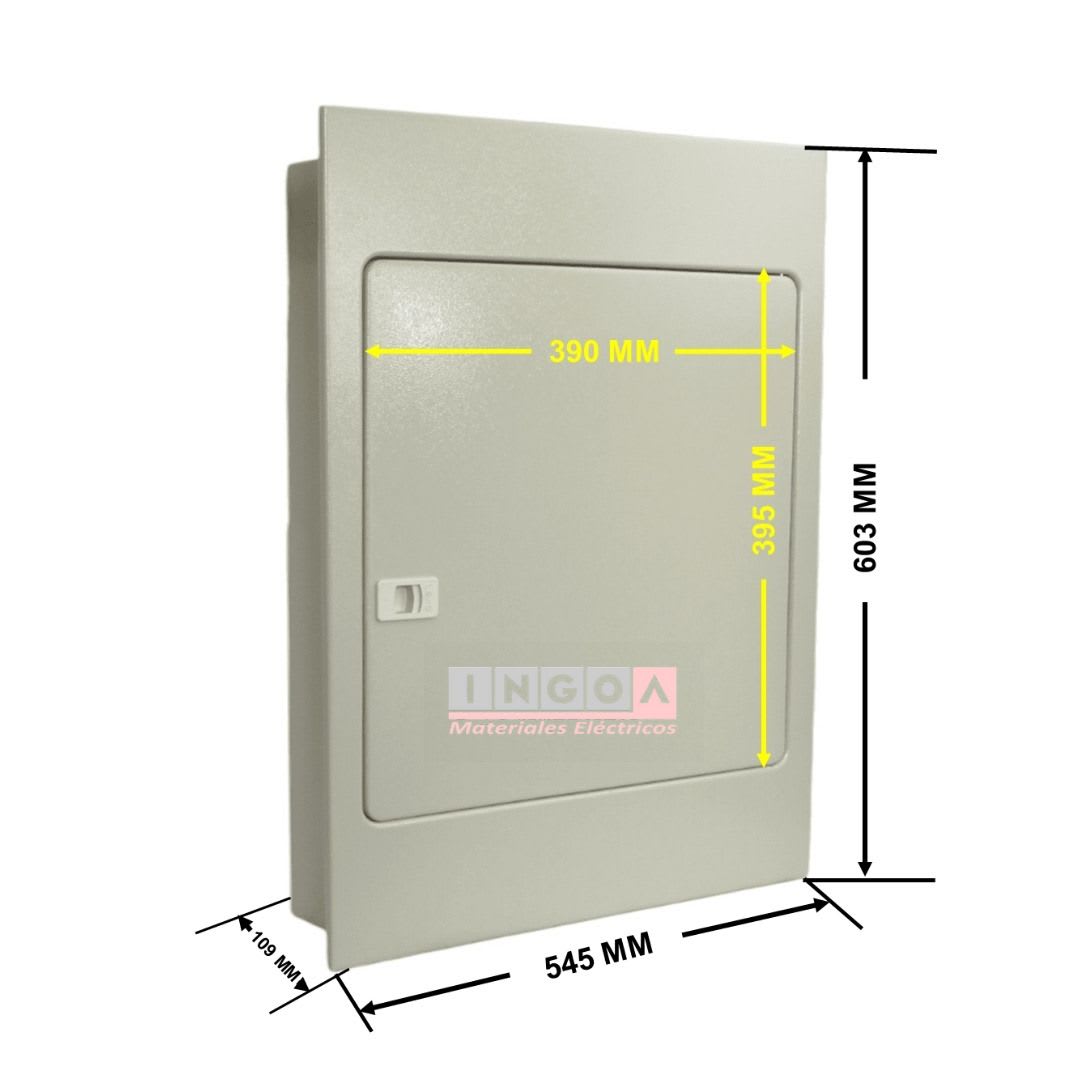 Tablero Metalico Embutido 54 Modulos IP41 Ral7032 Lexo4