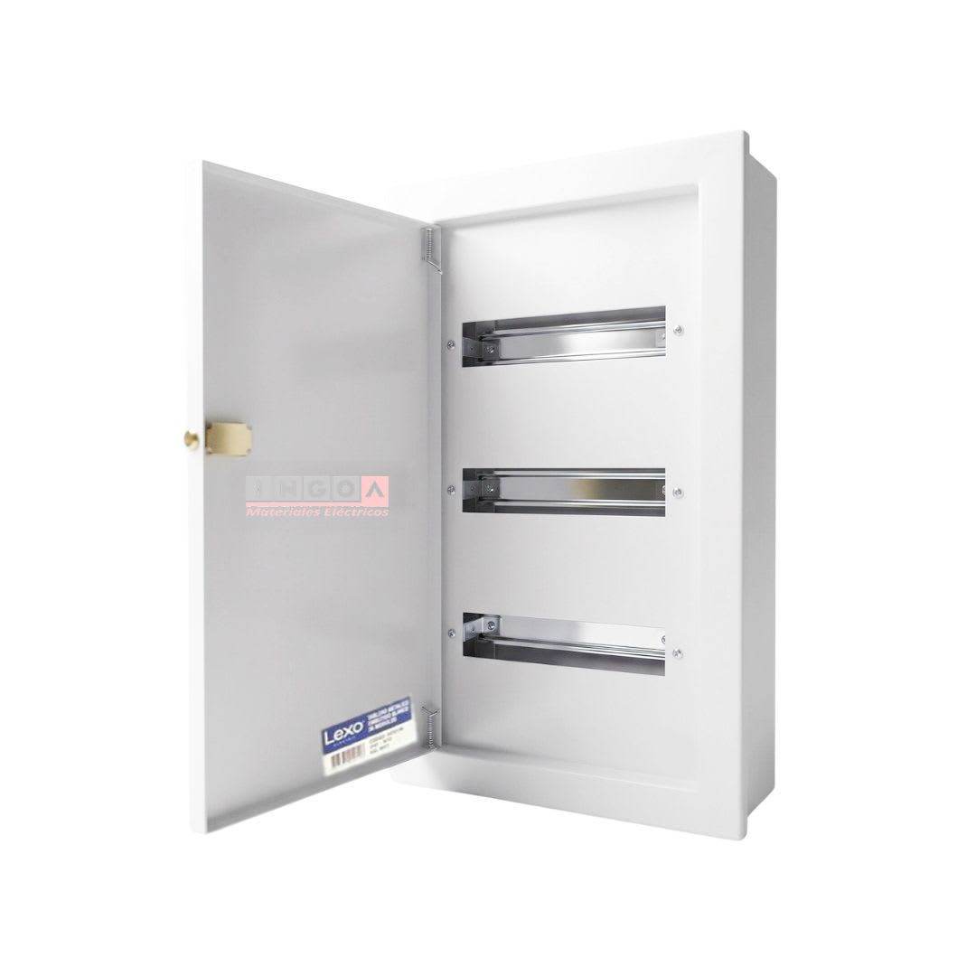 Tablero Metalico Embutido 36 Modulos IP41 Color Blanco Lexo - Vista 2