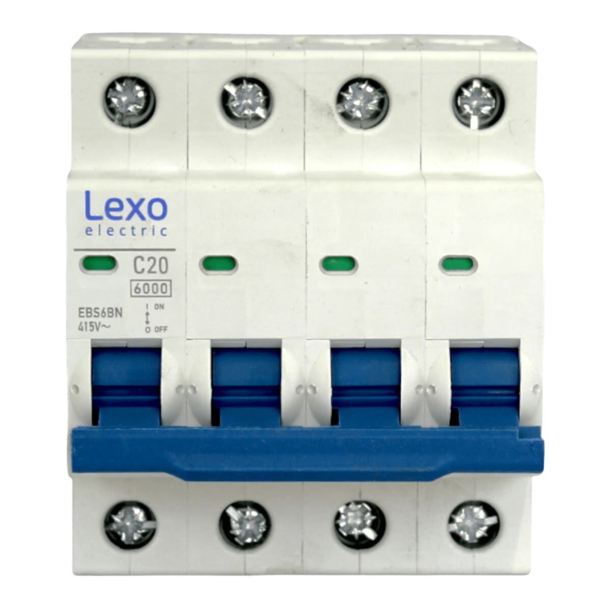 Int. Automatico Lexo 4x20A 6KA Curva C - Vista 2