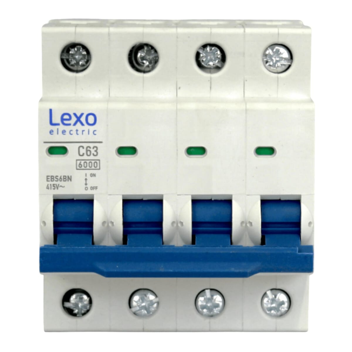 Int. Automatico Lexo 4x63A 6KA Curva C - Vista 2