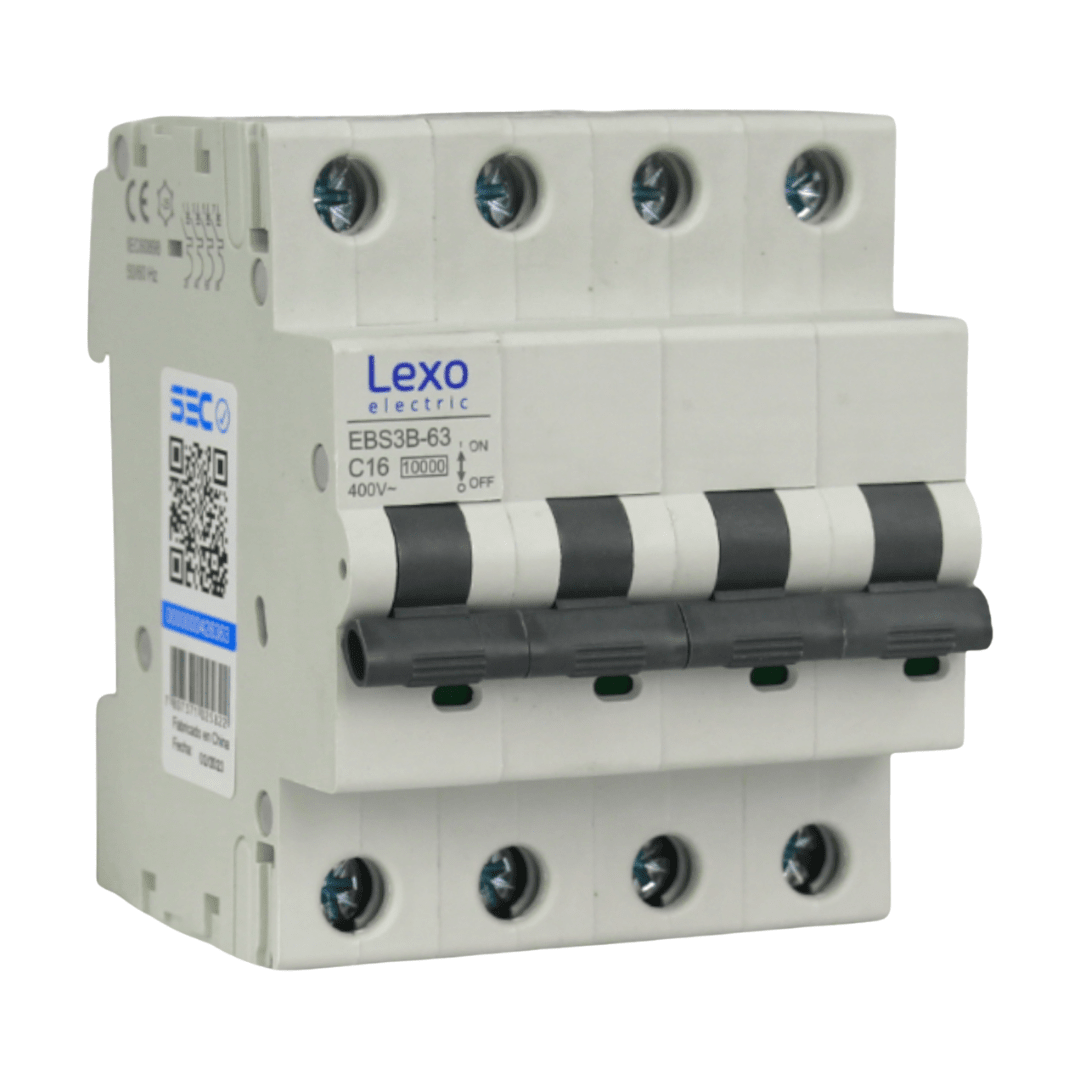 Int. Automatico Lexo 4x16A 10KA Curva C - Imagen Principal