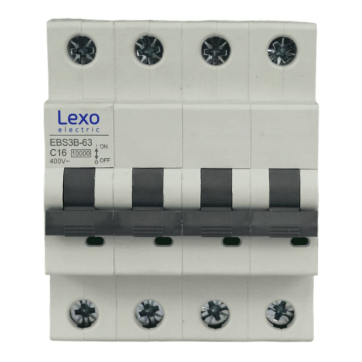Int. Automatico Lexo 4x16A 10KA Curva C - Vista 2