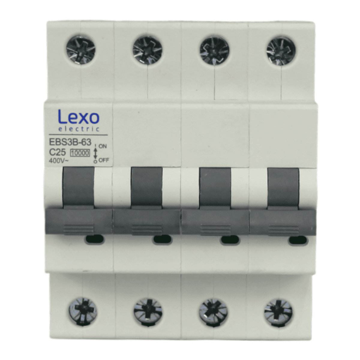 Int. Automatico Lexo 4x25A 10KA Curva C - Vista 2