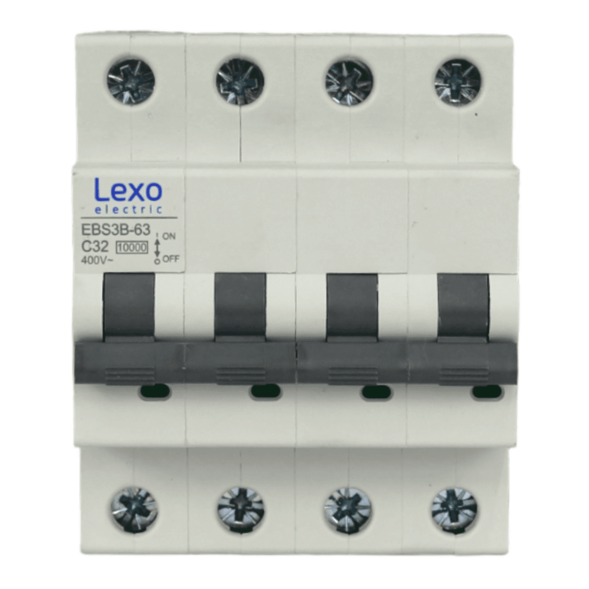 Int. Automatico Lexo 4x32A 10KA Curva C - Vista 2