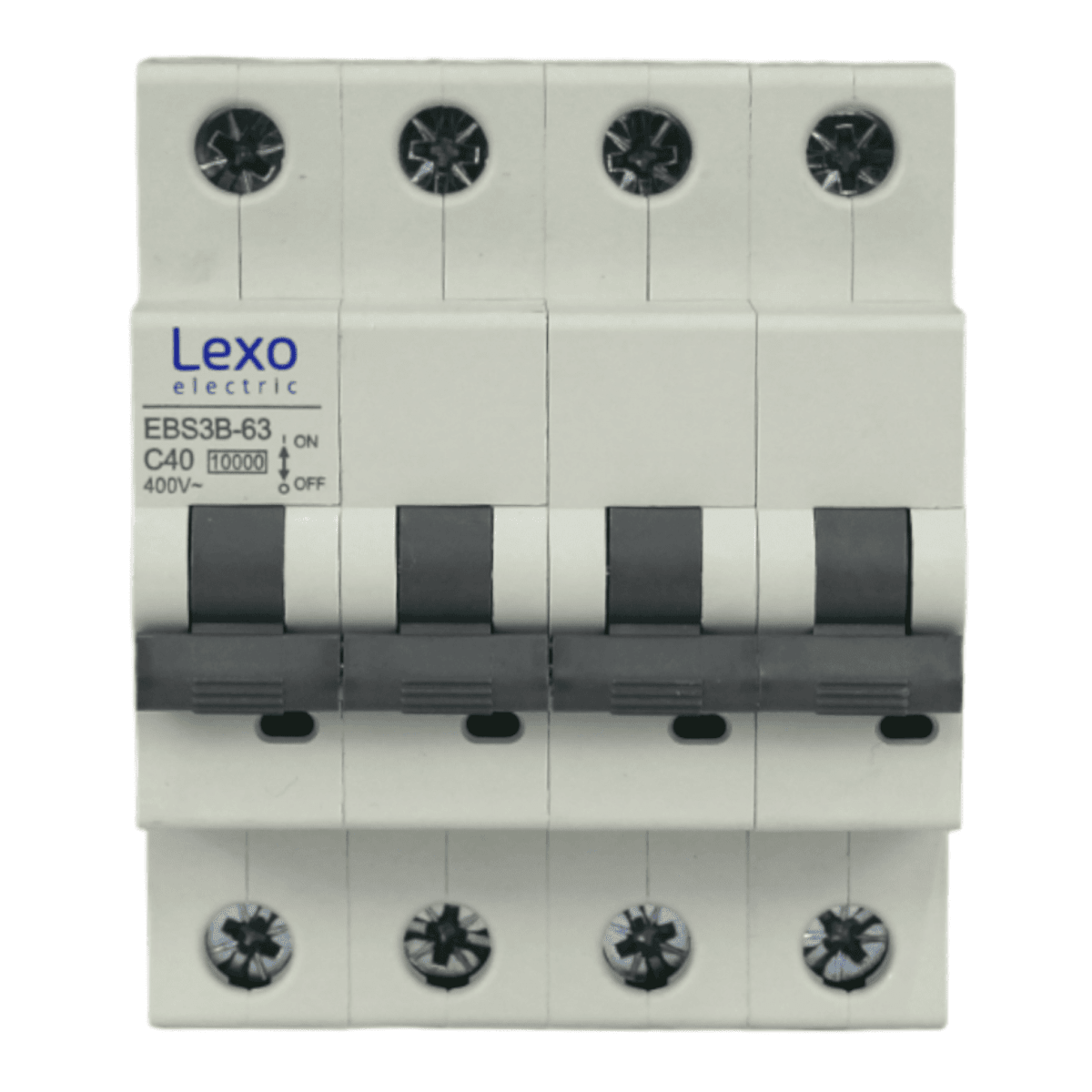 Int. Automatico Lexo 4x40A 10KA Curva C - Vista 2