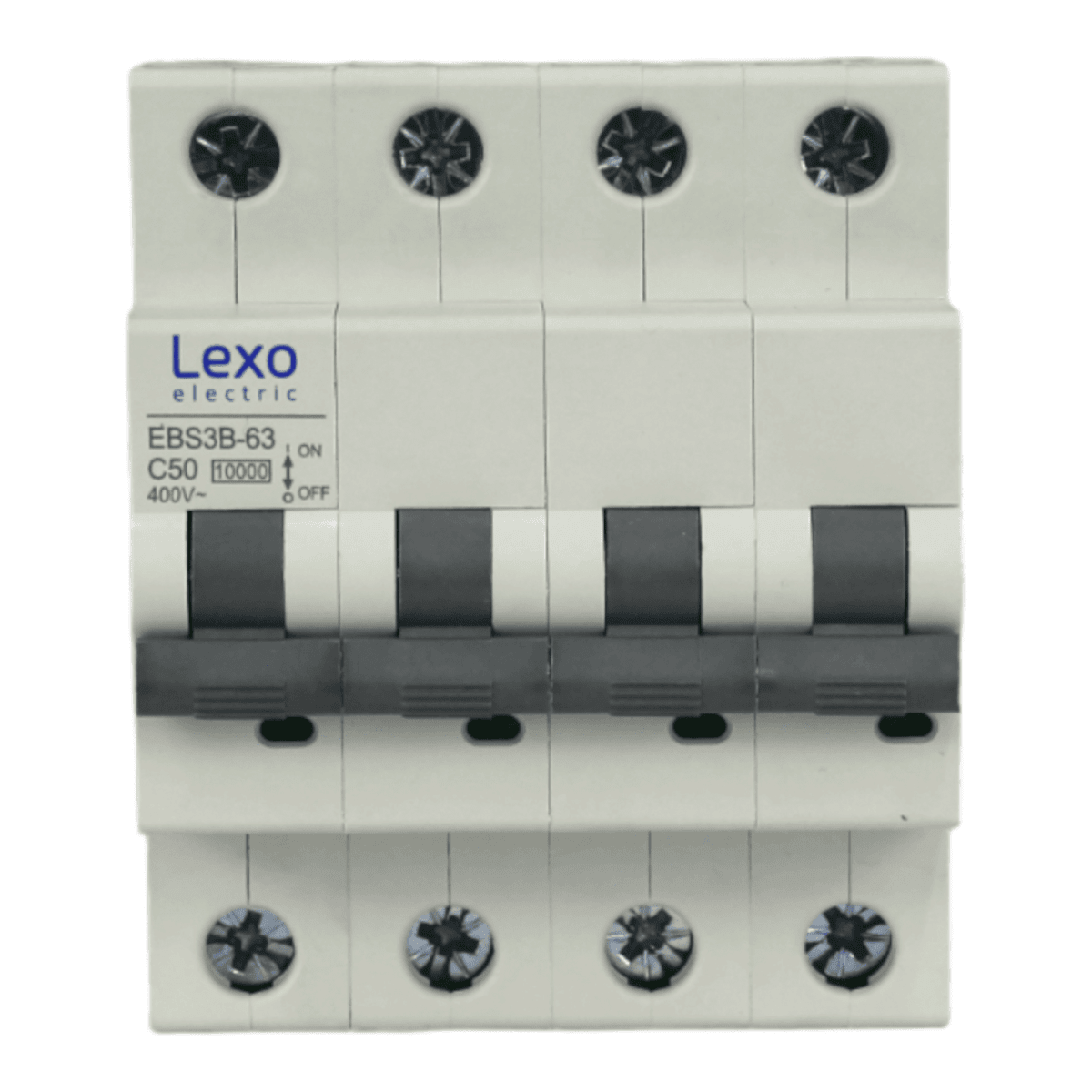 Int. Automatico Lexo 4x50A 10KA Curva C - Vista 2