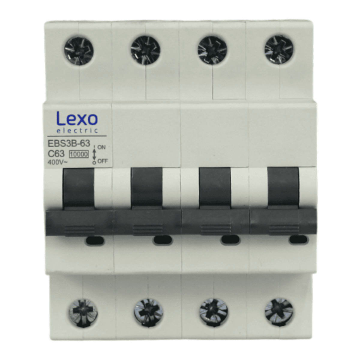 Int. Automatico Lexo 4x63A 10KA Curva C - Vista 2