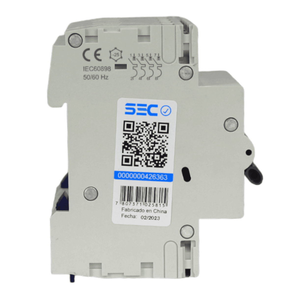 Int. Automatico Lexo 4x63A 10KA Curva C3