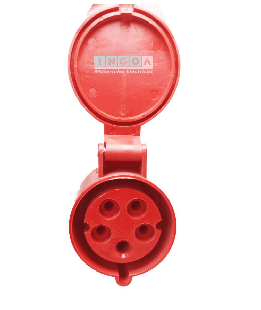 Enchufe Ind. Hembra Volante 3P+N+T 32A 380V IP44 - Lexo - Vista 4