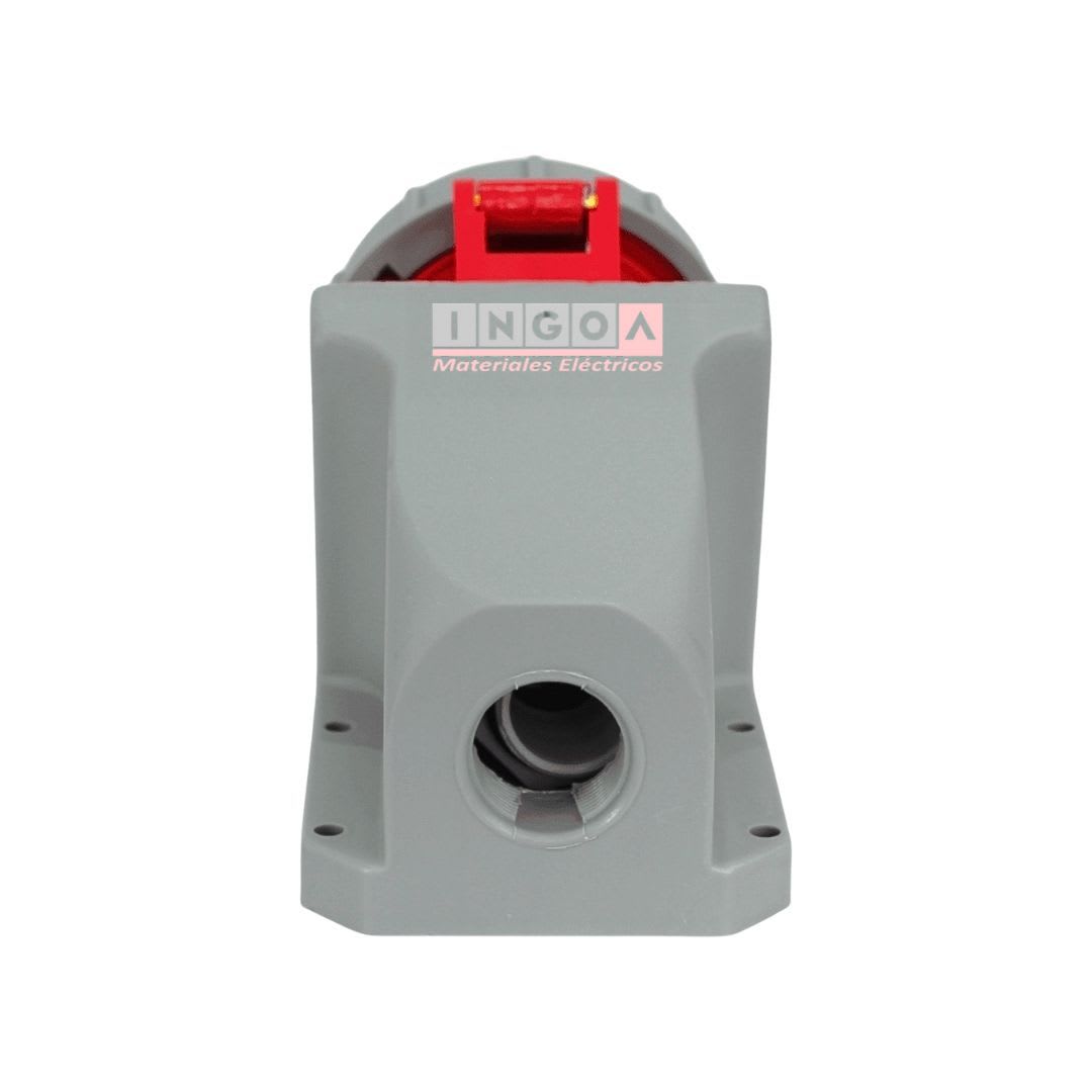 Enchufe Ind. Hembra Sobrepuesta 3P+T 16A 380V IP67 - Lexo - Vista 5