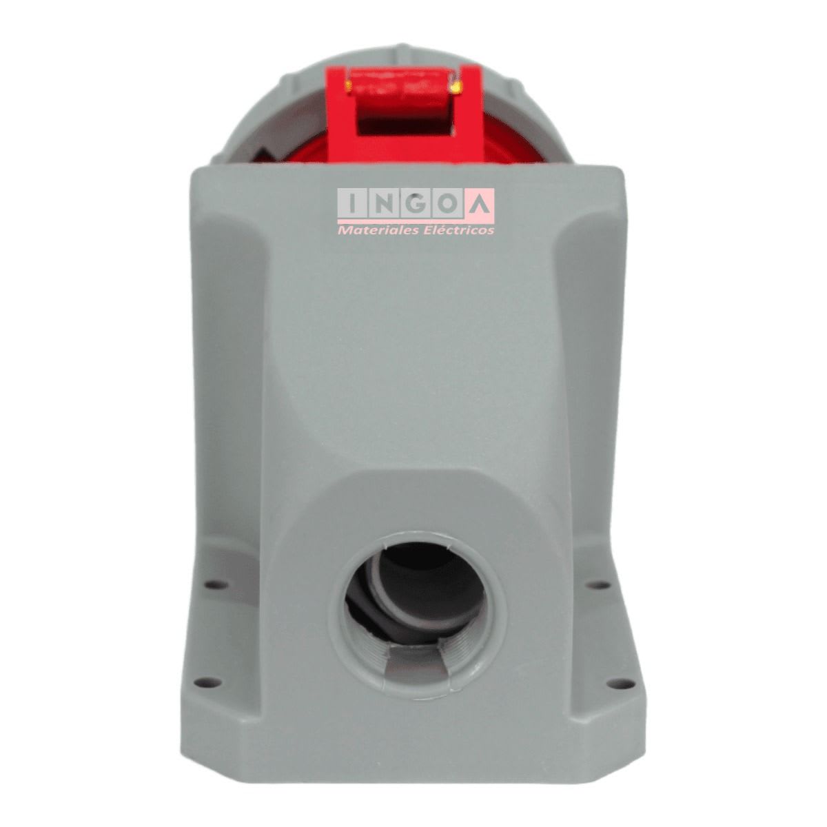 Enchufe Ind. Hembra Sobrepuesta 3P+N+T 16A 380V IP67 - Lexo5