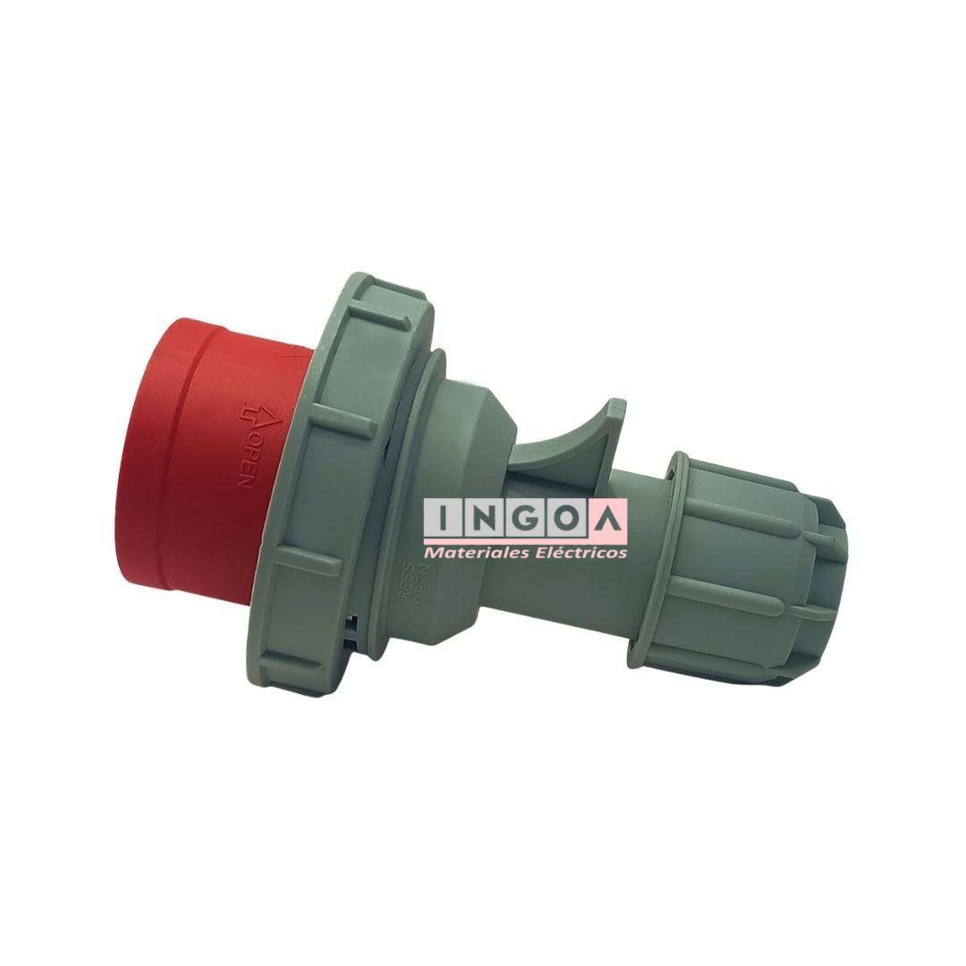Enchufe Ind. Macho Volante 3P+N+T 16A 380V IP67 - Lexo - Vista 2