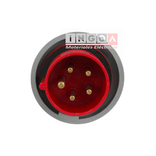 Enchufe Ind. Macho Volante 3P+N+T 16A 380V IP67 - Lexo - Vista 4