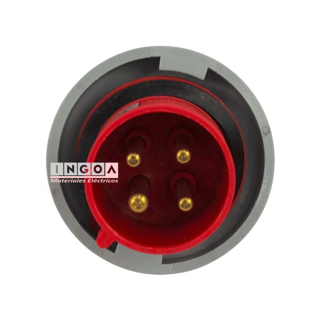 Enchufe Ind. Macho Volante 3P+T 32A 380V IP67 - Lexo2