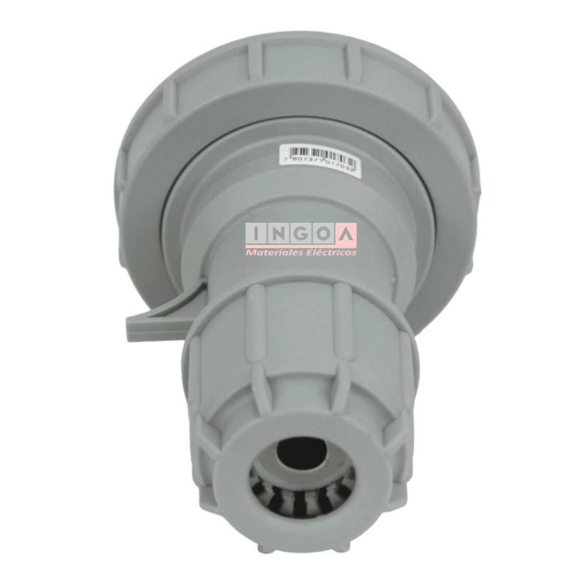 Enchufe Ind. Macho Volante 3P+N+T 32A 380V IP67 - Lexo - Vista 4