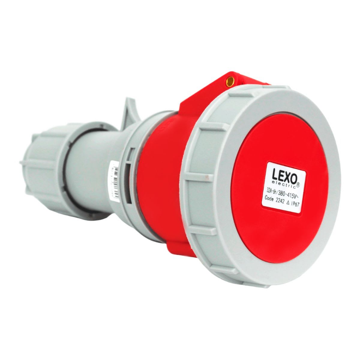Enchufe Ind. Hembra Volante 3P+T 32A 380V IP67 - Lexo - Imagen Principal