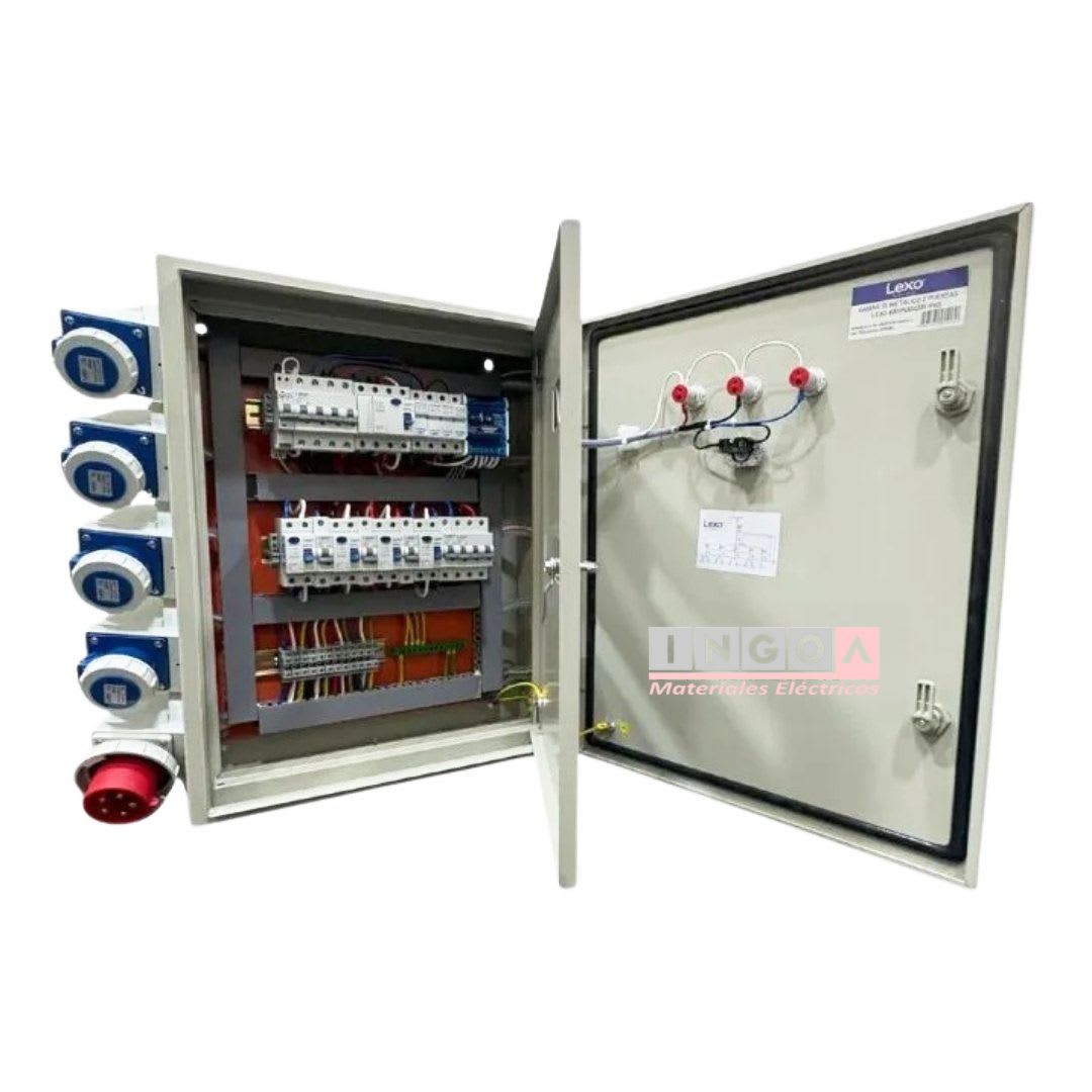 Tablero de Faena Metálico 2 puertas 600X500X200mm 220V-380V Lexo - Vista 5