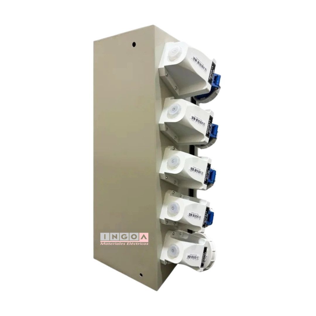 Tablero de Faena Metálico 2 puertas 600X500X200mm 220V-380V Lexo - Vista 7
