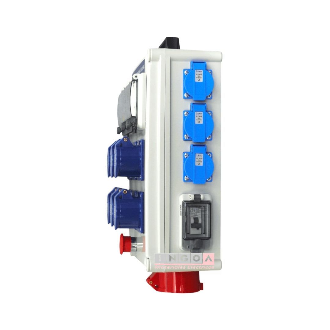 Tablero de Faena Portatil C/Parada de Emergencia IP65 LEXO3
