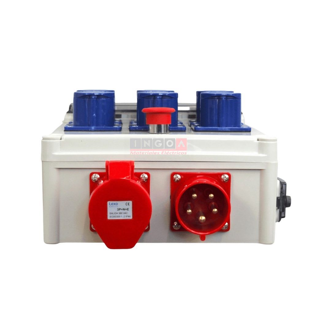 Tablero de Faena Portatil C/Parada de Emergencia IP65 LEXO5