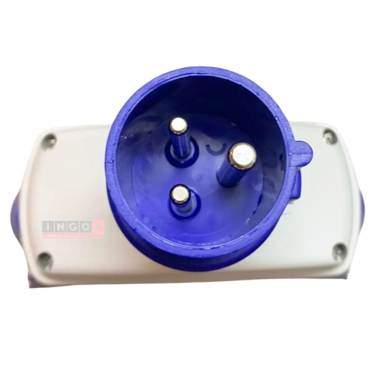 Enchufe Ind. Derivacion 3 Hembras 2P+T 16A 230V IP44 Pulpo - Scame - Vista 2