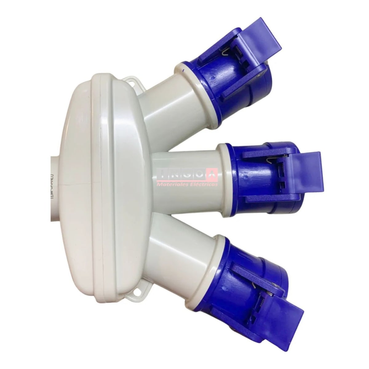 Enchufe Ind. Derivacion 3 Hembras 2P+T 16A 230V IP44 Pulpo - Scame - Vista 4