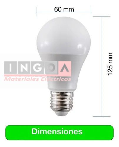 Ampolleta LED 15W E27 1200LM 6500K - DRL - Vista 5